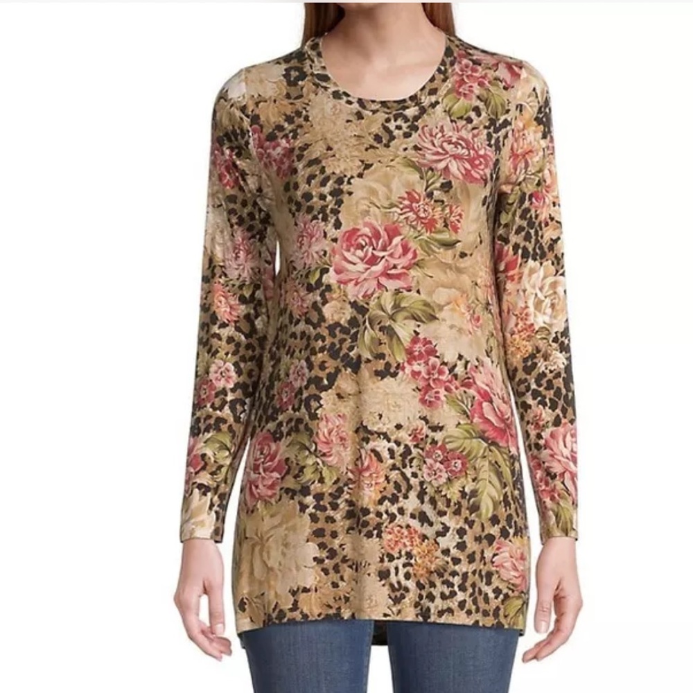 Johnny Was Vintage Rose Aline Tunic